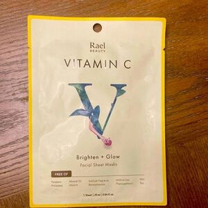 Vitamin C Brighton & Glow Face Mask RAEL Beauty Back to School Beauty Make Over